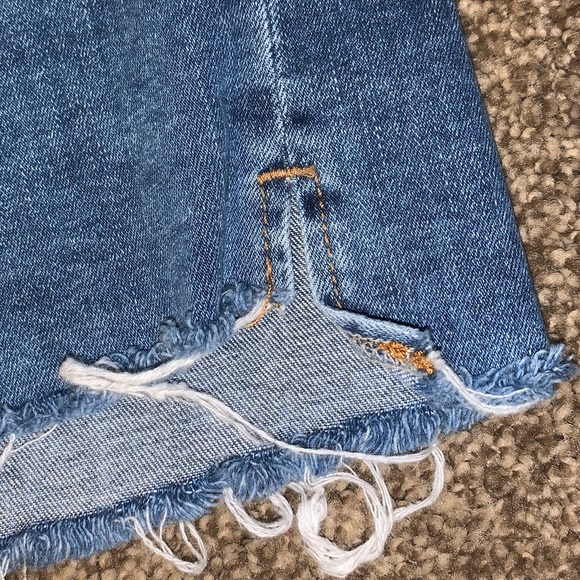 Zara Basic Denim Jean Skirt - Picture 2 of 8